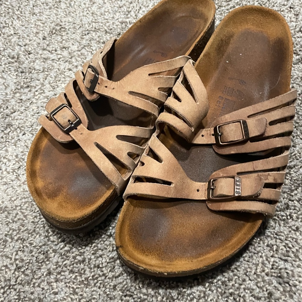 Birkenstock Granada leather Soft Footbed EU41N